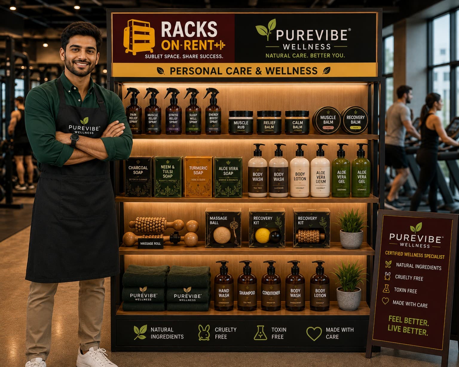 Personal Care & Wellness display